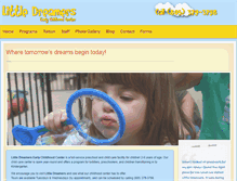 Tablet Screenshot of littledreamers.com